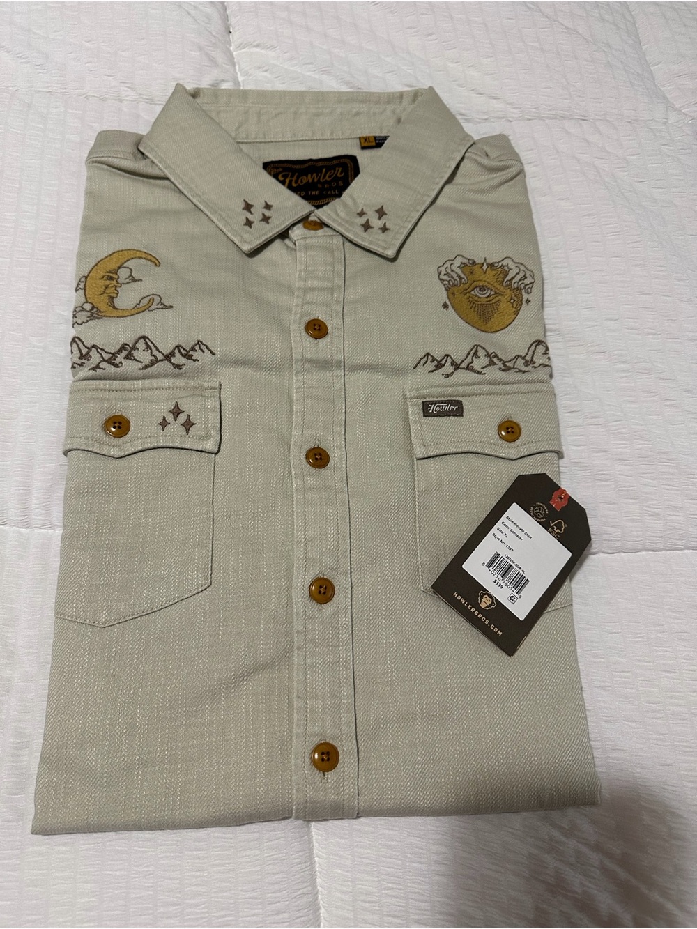 EXTREMELY RARE Howler Bros River Wizard Novato Shirt Men’s Size XL Brand New